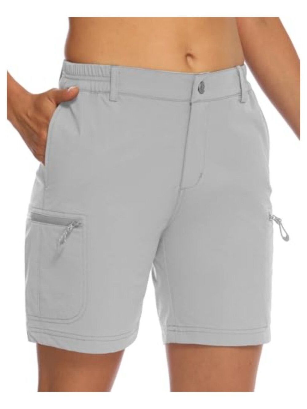 Women's Hiking Golf Cargo Shorts Quick Dry Nylon Water Resistant